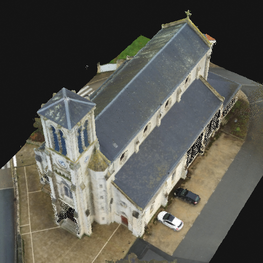 Modélisation 3D par drone - PIX4D - Photogrammétrie - Orthophotographie par drone - drone atlantique prestations